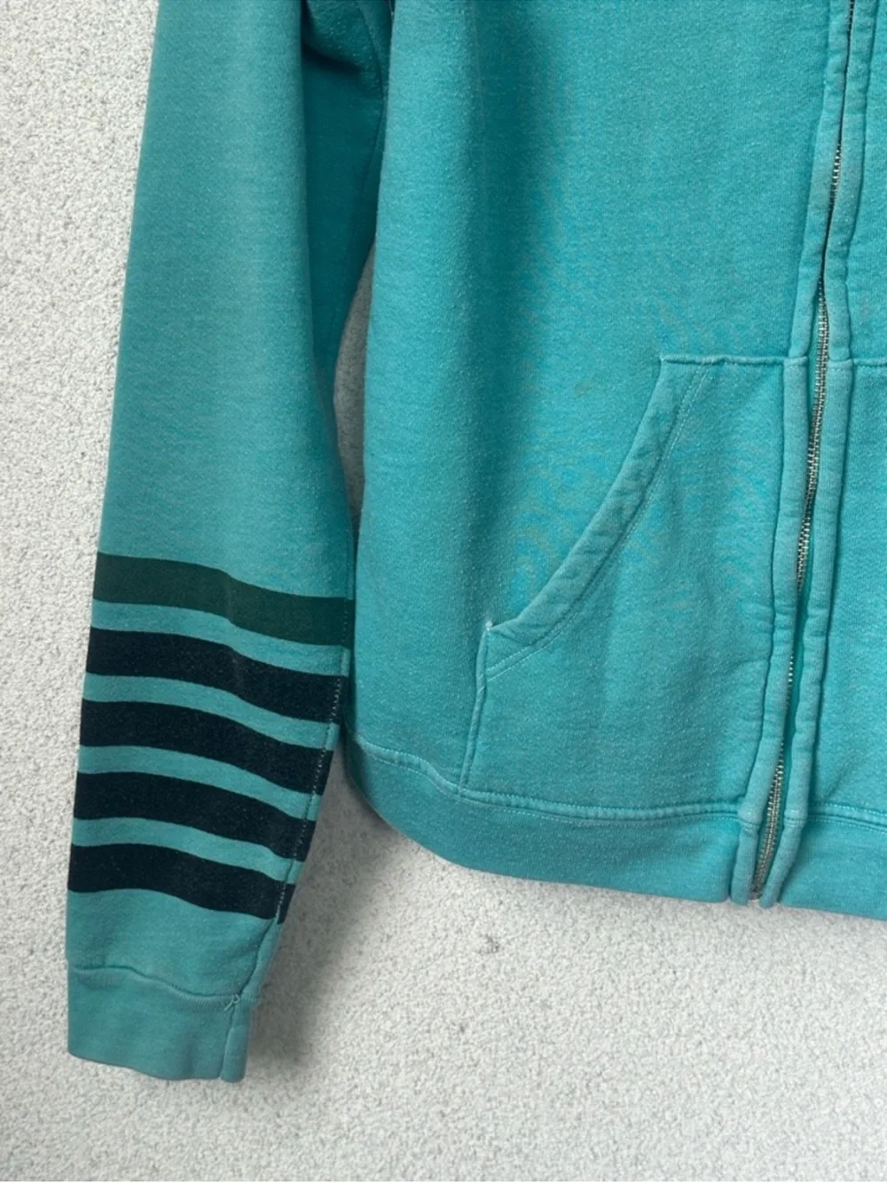 Free City "Forever Leisure"
Zip Up  Size 2 Stripe
Sleeve Dove Logo *as is* - Picture 3 of 8
